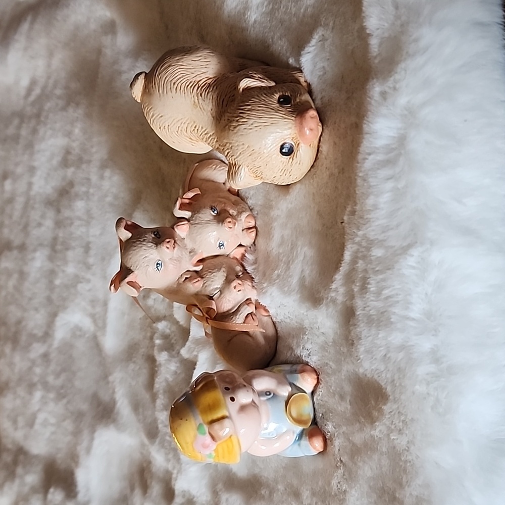 🐖 PIGS 🐖  ASSORTMENT OF VINTAGE FIGURINES